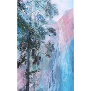 Mountain pine - watercolour by Ann Blockley