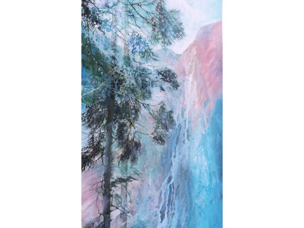 Mountain pine - watercolour by Ann Blockley