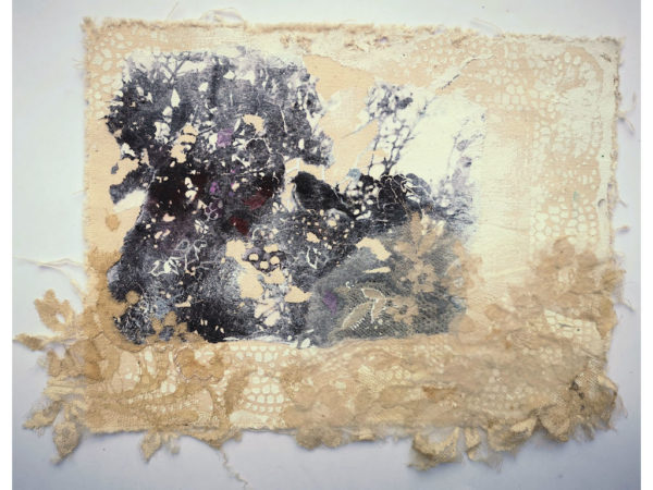 Textile collage by Ann Blockley